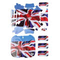 UK Flag Pattern 4D Imitation Carbon Fiber PVC Water Resistance Sticker Kit for DJI Phantom 3 Quad...