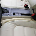 2 PCS Leather Car Seat Gap Filler, Size: 45x7x4.5cm(Beige)