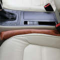 2 PCS Leather Car Seat Gap Filler, Size: 45x7x4.5cm(Brown)