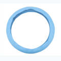 Silicone Rubber Car Steering Wheel Cover, Outside Diameter: 36cm(Blue)