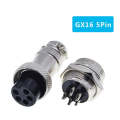 DIY 16mm 5-Pin GX16 Aviation Plug Socket Connector (5 Pcs in One Package, the Price is for 5 Pcs)...