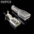 500x 6.3mm Crimp Terminal Female Spade Connector + Case (500 pcs in one packaging, the price is f...