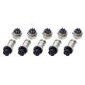 DIY 16mm 8-Pin GX16 Aviation Plug Socket Connector (5 Pcs in One Package, the Price is for 5 Pcs)...