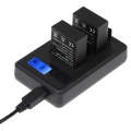 GP158-B LCD Screen Dual Batteries Charger for GoPro HERO3+ /3 (AHDBT-301, AHDBT-302), Displays Ch...