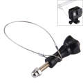 Stainless Steel Lanyard / Tether with Screw for GoPro HERO11 Black/HERO10 Black / HERO9 Black /HE...