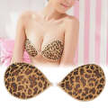 Fashion High Quality Leopard Pattern Nude Bra Invisible Bra (Size: B)
