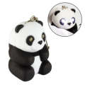 Panda Style Key Chain with Light & Sound Effects(Black)