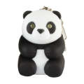 Panda Style Key Chain with Light & Sound Effects(Black)