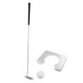Executive Travel Indoor Golf Wooden Club Putter Kit