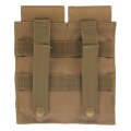 Duplex Canvas Clips Pouch with Quick Release Buckles