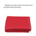 Outdoor Sports Portable Cold Feeling Prevent Heatstroke Ice Towel, Size: 30*80cm(Dark Red)