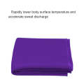 Outdoor Sports Portable Cold Feeling Prevent Heatstroke Ice Towel, Size: 30*80cm(Purple)