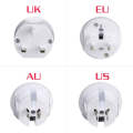 All in 1 EU + AU + UK + US Plug Travel Universal Adaptor(White)