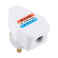 Power Plug Travel Power Adaptor, UK Plug(White)