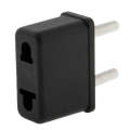 US / AU Plug to EU Plug AC Wall Universal Travel Power Socket Plug Adaptor(Black)