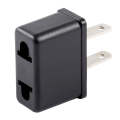 US & EU & AU Plug to US Plug AC Wall Universal Travel Power Socket Plug Adaptor(Black)