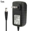 High Quality US Plug AC 100-240V to DC 12V 2A Power Adapter, Tips: 5.5 x 2.1mm, Cable Length: 1m(...