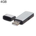 USB Voice Recorder + 4GB USB Flash Disk(Black)