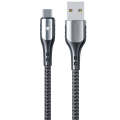 WK WDC-164m 6A Micro USB Smart Power Off Charging Data Cable, Length: 1m