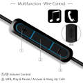 ZS0009 3.5mm to 2.5mm Audio Cable for Boshi QC25 QC35 OE2 LIVE2 AKG Y50 Y40(Blue)
