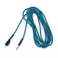 ZS0158 Straight Plug Gaming Headset Audio Cable for SteelSeries Arctis 3 / 5 / 7(Blue)