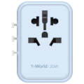 MOMAX UA11 1-World 20W PD Global Travel Fast Charger Power Adapter(Blue)