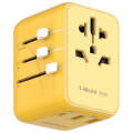 MOMAX UA11 1-World 20W PD Global Travel Fast Charger Power Adapter(Yellow)