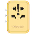 MOMAX UA11 1-World 20W PD Global Travel Fast Charger Power Adapter(Yellow)