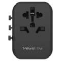 MOMAX UA12 1-World 17W Global Travel Fast Charger Power Adapter