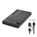 Onten UHD1 12.5 inch External Hard Drive Disk Case with 2 in 1Cable