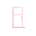 For Huawei Honor V8 Nano SIM + Micro SD / Nano SIM Card Tray(Rose Gold)