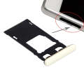 SIM Card Tray + Micro SD / SIM Card Tray + Card Slot Port Dust Plug for Sony Xperia X (Dual SIM V...