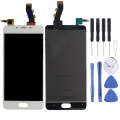 TFT LCD Screen for Meizu U10 Digitizer Full Assembly with Frame(White)
