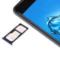 For Huawei Enjoy 7 Plus / Y7 Prime SIM Card Tray & SIM / Micro SD Card Tray(Dark Blue)