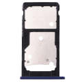 For Huawei Enjoy 7 Plus / Y7 Prime SIM Card Tray & SIM / Micro SD Card Tray(Dark Blue)