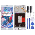 For OnePlus 3 / 3T A3000 A3010 TFT Material LCD Screen and Digitizer Full Assembly with Frame (Wh...