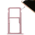 SIM Card Tray + SIM Card Tray / Micro SD Card for Huawei G9 Plus (Pink)