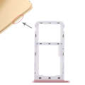 SIM Card Tray + SIM Card Tray / Micro SD Card for Huawei Enjoy 7 (Pink)