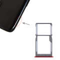 For Meizu 15 SIM Card Tray + SIM Card Tray / Micro SD Card Tray (Red)