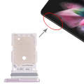 For Samsung Galaxy Z Fold3 5G SM-F926 Original SIM Card Tray + SIM Card Tray (Purple)