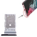 For Samsung Galaxy S22 Ultra 5G SM-S908B Original SIM Card Tray + SIM Card Tray (Jet Black)