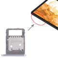 For Samsung Galaxy Tab S8 SM-X700 Original SIM Card Tray + Micro SD Card Tray (Silver)