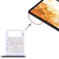 For Samsung Galaxy Tab S8+ SM-X800 Original SIM Card Tray + Micro SD Card Tray (Black)