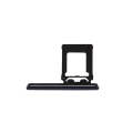 Micro SD Card Tray + Card Slot Port Dust Plug for Sony Xperia XZ Premium (Single SIM Version)(Black)