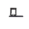 Micro SD Card Tray + Card Slot Port Dust Plug for Sony Xperia XZ Premium (Single SIM Version)(Black)