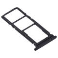 SIM Card Tray + SIM Card Tray + Micro SD Card Tray for Huawei Y7p (Black)