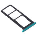SIM Card Tray + SIM Card Tray + Micro SD Card Tray for Huawei Y7p (Green)
