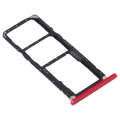 SIM Card Tray + SIM Card Tray + Micro SD Card Tray for Huawei Enjoy Max (Red)