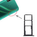 SIM Card Tray + SIM Card Tray + Micro SD Card Tray for Huawei Y8s (Black)