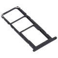 SIM Card Tray + SIM Card Tray + Micro SD Card Tray for Huawei Y8s (Black)